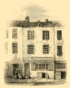 The Ghosts House in Cock Lane, 1872. alkotó: Unbekannt