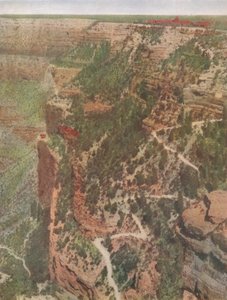 A Grand Canyon, Arizona, 1914. alkotó: Unbekannt