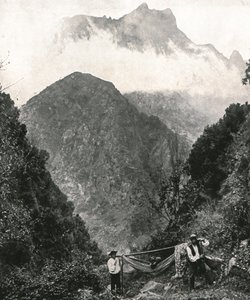 The Grand Curral, Madeira, Portugália, 1895. alkotó: Unbekannt