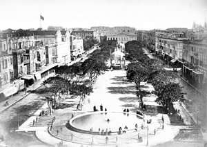 A Grand Square, Alexandria, Egyiptom, 1910-es évek alkotó: Unbekannt