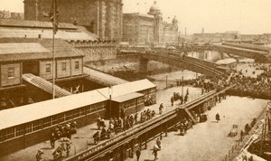 A Great Floating Landing Stage Liverpoolban, 1930. alkotó: Unbekannt