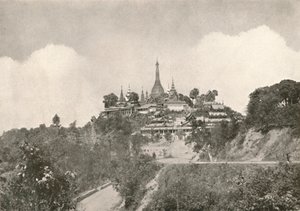 A Nagy Pagoda, Moulmein, 1900. alkotó: Unbekannt