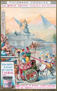 A gízai nagy szfinx, Egyiptom, 1890-1910 alkotó: Unbekannt