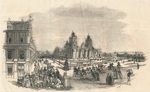 A Nagy tér, Mexikó, 1845. alkotó: Unbekannt