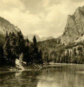 A Grüner See, Stájerország, Ausztria, 1935. alkotó: Unbekannt