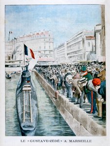 A Gustave-Zede 1901-ben érkezik Marseille-be alkotó: Unbekannt