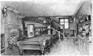 The Hall at Silverbeck, 1880-1882 alkotó: Unbekannt