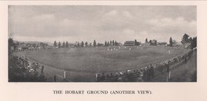 A Hobart Cricket Ground, Tasmania, Ausztrália, 1912 alkotó: Unbekannt