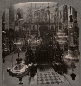 A Szent Sír-templom, Jeruzsálem, 1900 körül alkotó: Unbekannt