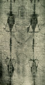 A Szent Lepel – A test lenyomata: elölnézet, 1902. alkotó: Unbekannt