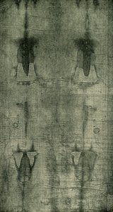 A Szent Lepel – A test lenyomata hátulról, 1902. alkotó: Unbekannt