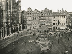 A Hotel de Ville, Brüsszel, Belgium, 1895. alkotó: Unbekannt