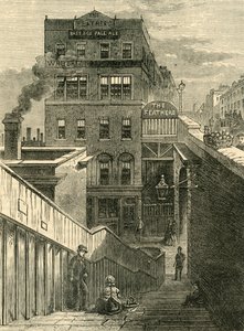 The Houses in Waterloo Bridge Road, 1878. alkotó: Unbekannt