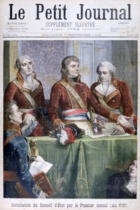 Az államtanács felállítása Napóleon első konzul által, 1799 1902 alkotó: Unbekannt
