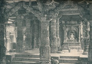 Egy dzsain templom belseje az Abu-hegyen Rajputanában, 1903, 1904 alkotó: Unbekannt
