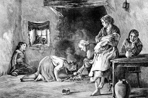 Az ír éhínség, 1845-1849, 1900 alkotó: Unbekannt