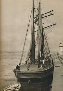 Az Irish Minstrel, egy fából készült háromárbocos szkúner, 1937 alkotó: Unbekannt