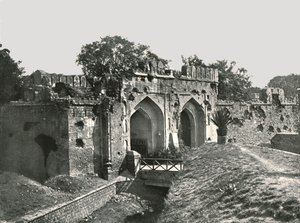 A Kasmíri kapu, Delhi, India, 1895. alkotó: Unbekannt