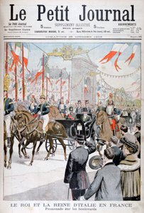 Olaszország királya és királynője Franciaországban, 1903 alkotó: Unbekannt