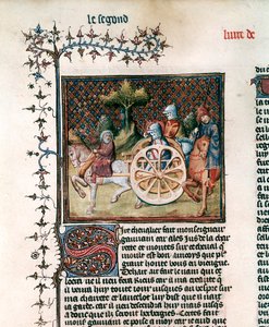 A szekér lovagja, Sir Lancelot, 1344 alkotó: Unbekannt