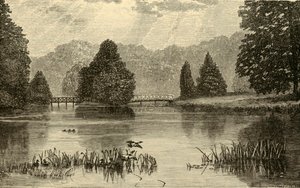 A tó, Blenheim, 1898. alkotó: Unbekannt