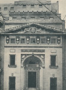 A Lloyds Leadenhall utcai bejárata, 1936 alkotó: Unbekannt
