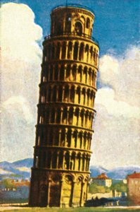 A pisai ferde torony, 1928. alkotó: Unbekannt