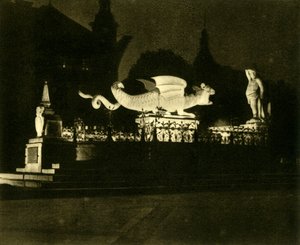 A Lindwurm-kút, Klagenfurt, Ausztria, 1935. alkotó: Unbekannt