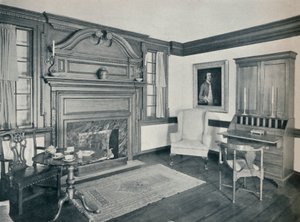 A Francis Corbin-ház nappalija Edentonban, 1758-ban, 1930-ban épült alkotó: Unbekannt