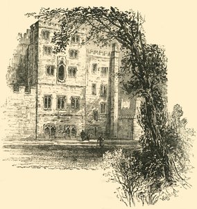 A Lollards-torony, Lambeth-palota, 1878. alkotó: Unbekannt