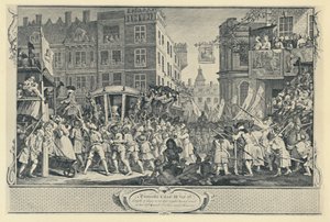A Lord Mayors Show. Az Ipar és Idleness sorozatból, 1747, 1920 alkotó: Unbekannt