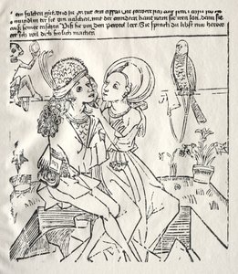A szerelmesek c. 1470. alkotó: Unbekannt