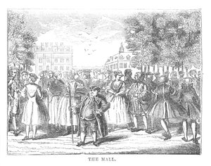 The Mall, 1870 alkotó: Unbekannt