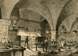 A kastély konyhája, 1897. alkotó: Unbekannt
