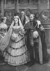 A walesi herceg házassága Alexandra dán hercegnővel..., Windsor, 1863, 1901. alkotó: Unbekannt