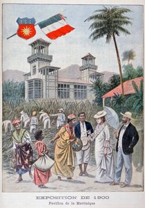 A Martinique-i pavilon az 1900-as egyetemes kiállításon, Párizs, 1900 alkotó: Unbekannt