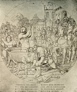 Szent János evangélista mártíromsága, XVII. század, 1908. alkotó: Unbekannt