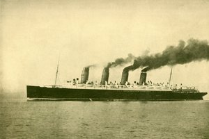 A Mauretania Cunard Line, 30 696 tonna, 1930. alkotó: Unbekannt