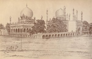 Ibrahim Shah, Bijapur királyának mauzóleuma Bijapurban, 1821, 1936. alkotó: Unbekannt