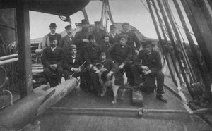 Az expedíció tagjai, miután visszatértek Christianiába, 1893-1896, 1897 alkotó: Unbekannt