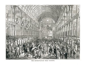 A fővárosi húspiac, 1878 alkotó: Unbekannt