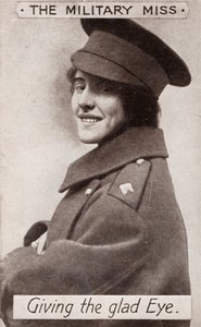 The Military Miss - Giving the happy Eye., 1914 alkotó: Unbekannt