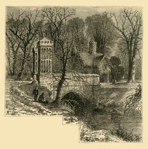 The Moat, Fulham Palace, 1878. alkotó: Unbekannt