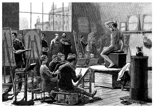 A modell, 1882 alkotó: Unbekannt