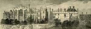 A jeruzsálemi Szent János-kolostor, Clerkenwell – általános kilátás délkeletről, c1872. alkotó: Unbekannt