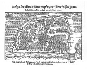 Sigmund von Herberstein Moszkvai térképe Moscouiter csodálatos történelméből, 1567 alkotó: Unbekannt