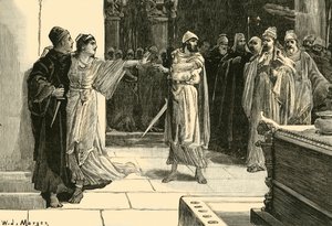 Cyrus anyja, aki megmenti az életét, 1890. alkotó: Unbekannt