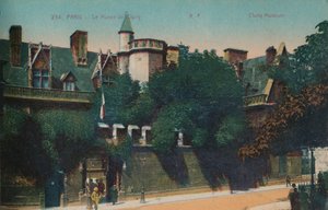 A Musee de Cluny Cluny Múzeum, Párizs, 1920 alkotó: Unbekannt