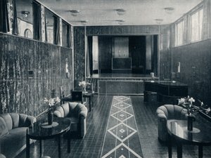 A Stoclet-palota zeneszobája, Brüsszel, Belgium, 1914 alkotó: Unbekannt