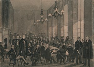 A Nemzeti Kongresszus...1839. február 4-én a British Coffee House-ban. alkotó: Unbekannt